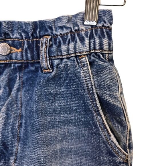 BDG Women's 24 Medium Wash Elastic High Waist  Blue Denim Mom Jeans - Picture 9 of 15